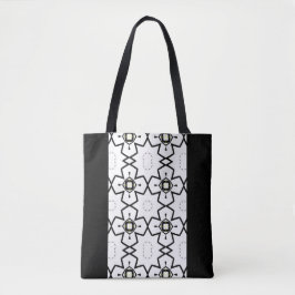 Volume één's caleidoscoop art achttien tote bag