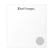 Volume één's caleidoscoop art zestien notitieblok (Voorkant)