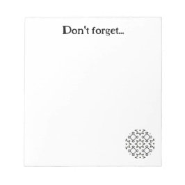 Volume één's caleidoscoop art zestien notitieblok