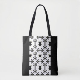 Volume één's caleidoscoop art zestien tote bag