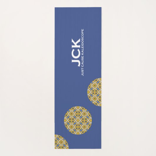 Volume elf's caleidoscoop art achttien yogamat (Achterkant)