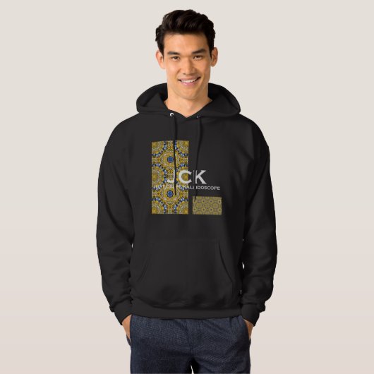 Volume elf's caleidoscoop art dertien hoodie (Voorkant volledig)