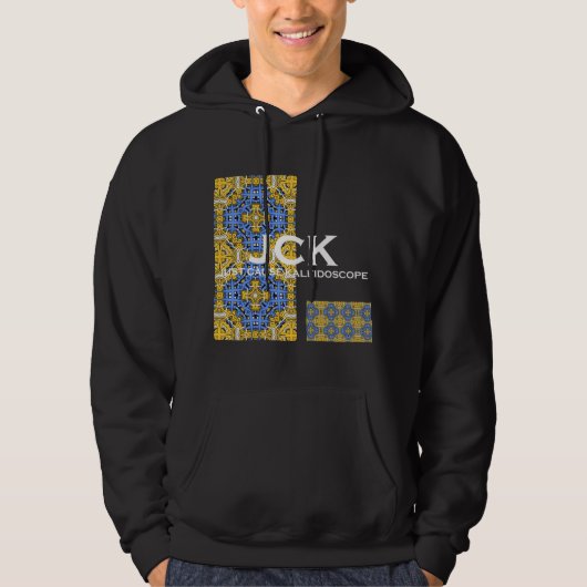 Volume elf's caleidoscoop art drieëntwintig hoodie (Voorkant)