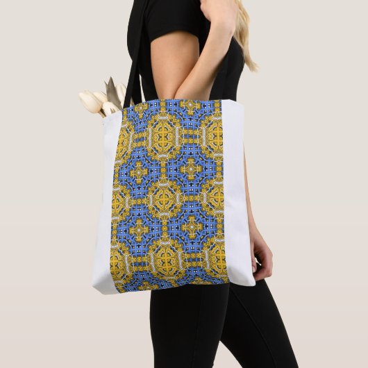 Volume elf's caleidoscoop art drieëntwintig tote bag (Dichtbij)