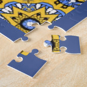 Volume elf's caleidoscoop art eenentwintig legpuzzel (Zijkant)