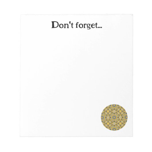 Volume elf's caleidoscoop art eight notitieblok (Voorkant)