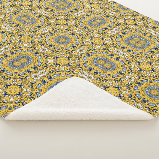 Volume elf's caleidoscoop art eight sherpa deken (3/4)