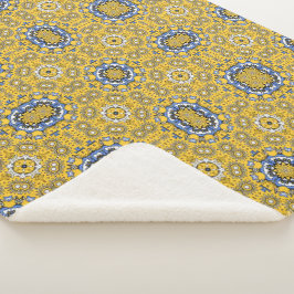 Volume elf's caleidoscoop art eleven sherpa deken