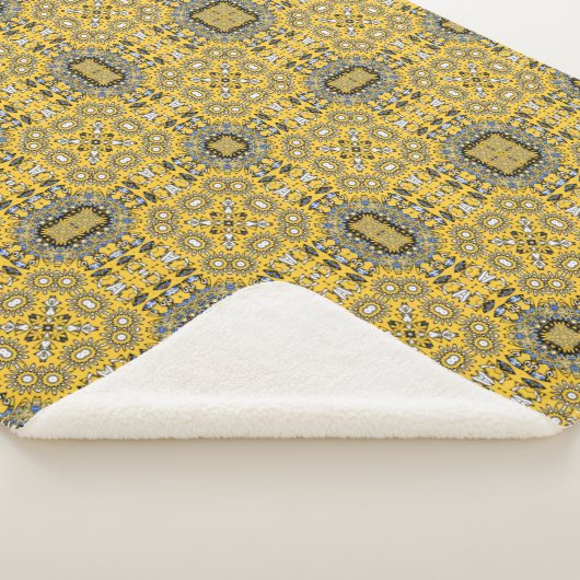 Volume elf's caleidoscoop art four sherpa deken (3/4)