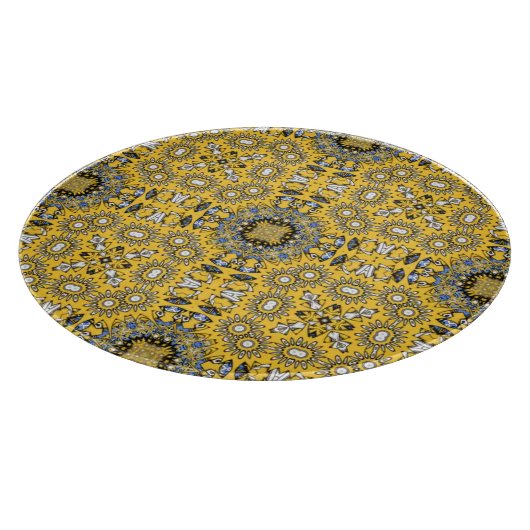 Volume elf's caleidoscoop art four snijplank (Hoek)