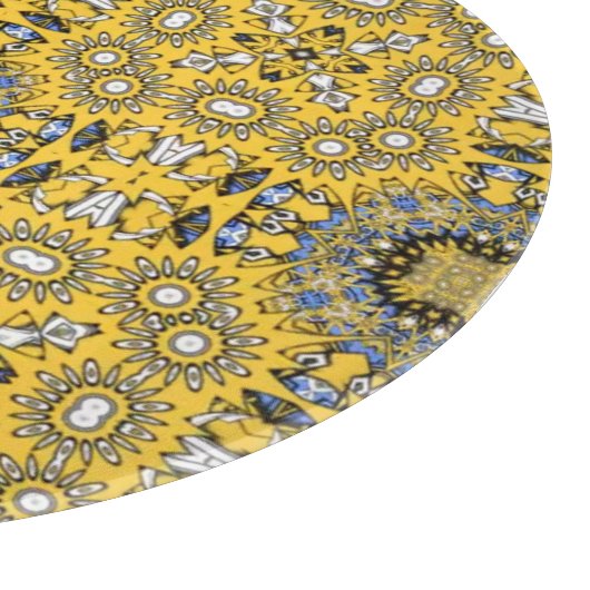 Volume elf's caleidoscoop art four snijplank (Hoek)