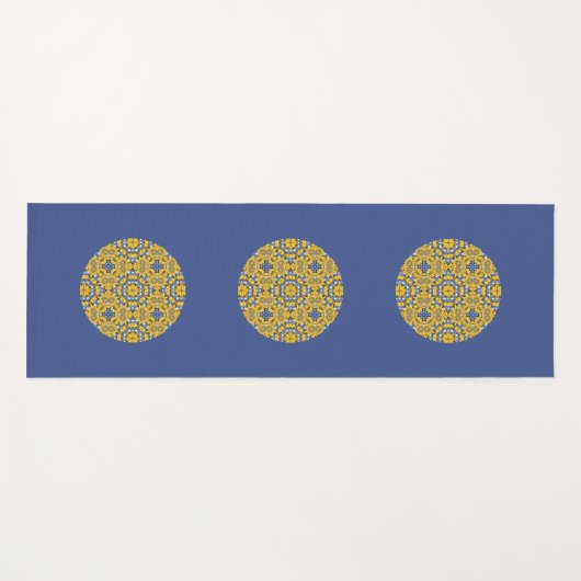 Volume elf's caleidoscoop art twintig yogamat (Voorkant (horizontaal))