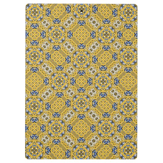 Volume elf's caleidoscoop art veertien klembord (Achterkant)