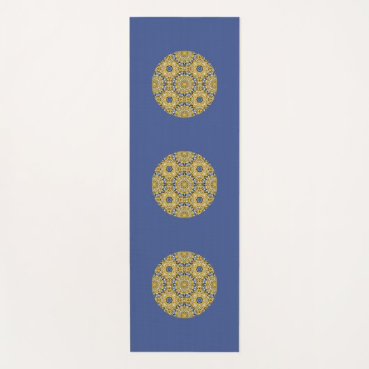 Volume elf's caleidoscoop art veertien yogamat (Voorkant)