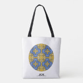 Volume elf's caleidoscoop art vierentwintig tote bag (Achterkant)