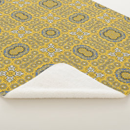 Volume elf's caleidoscoop art. vijf sherpa deken