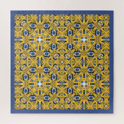 Volume elf's caleidoscoop art zestien legpuzzel (Verticaal)