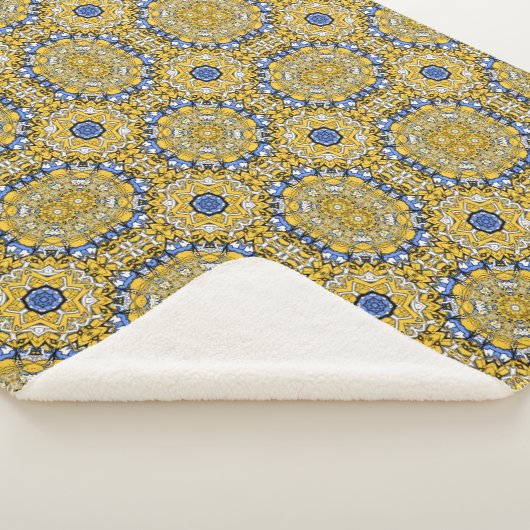 Volume elf's caleidoscoop art. zeven sherpa deken (3/4)