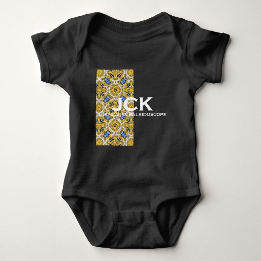 Volume elf's caleidoscoop art zeventien romper (Voorkant)