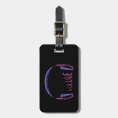 Volume hoofdtelefoon omhoog bagagelabel (Voorkant verticaal)