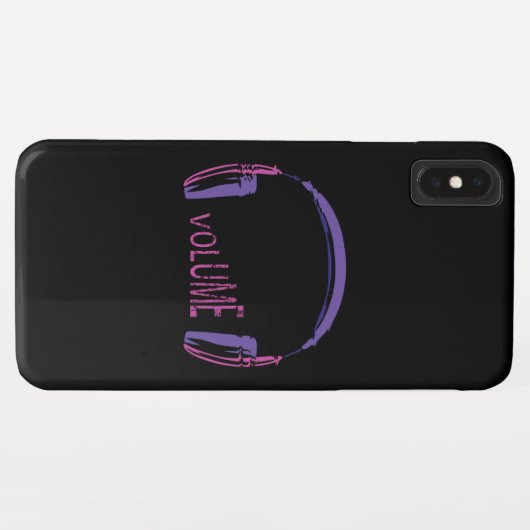 Volume hoofdtelefoon omhoog Case-Mate iPhone case (Achterkant (horizontaal))