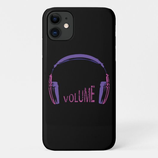 Volume hoofdtelefoon omhoog Case-Mate iPhone case (Achterkant)