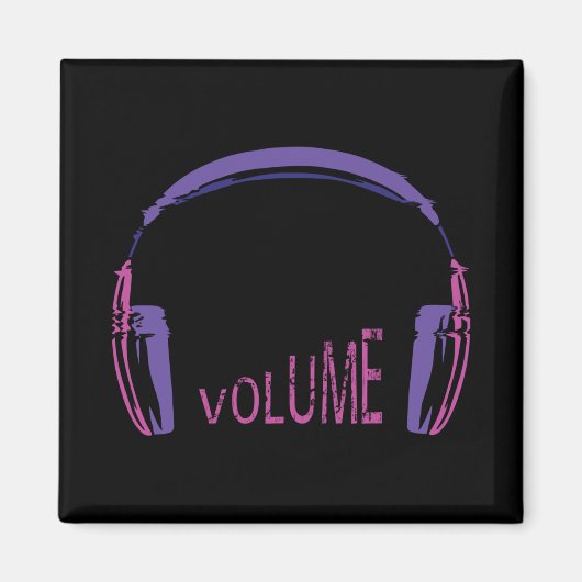 Volume hoofdtelefoon omhoog magneet (Voorkant)