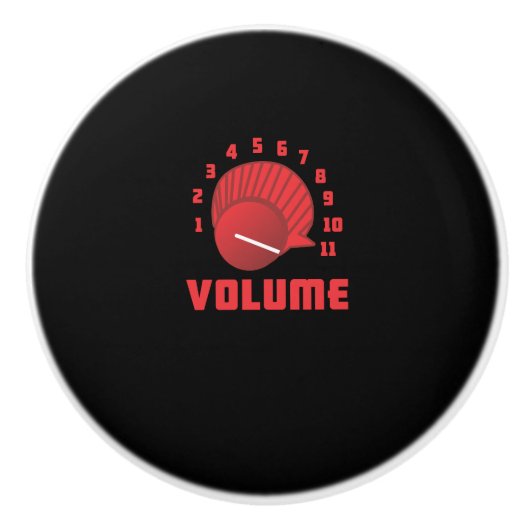 Volume knop - 11 niveaus versterker gitaar gitaris (Voorkant)