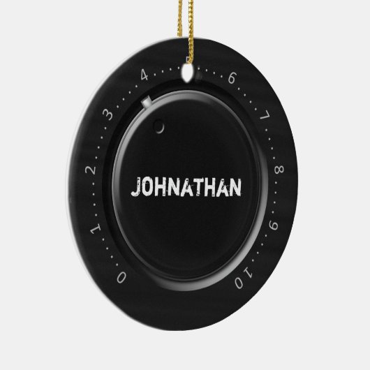 Volume knop Aangepaste naam Keramisch Ornament (Rechts)