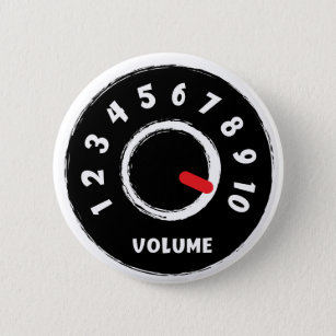 Volume knop regelaar, geluid. knop. Gitaar. Ronde Button 5,7 Cm