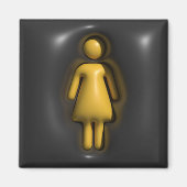 Volume, meisje, vrouw magneet (Voorkant)