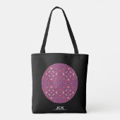 Volume negen's caleidoscoop art. 12 tote bag (Achterkant)