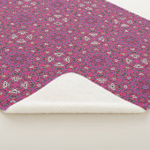 Volume negen's caleidoscoop art eight sherpa deken (3/4)