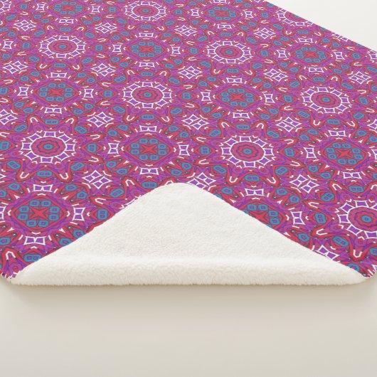 Volume negen's caleidoscoop art elf sherpa deken (3/4)