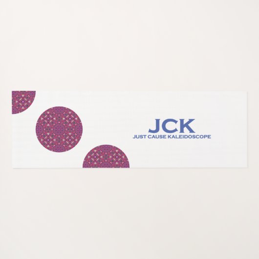 Volume negen's caleidoscoop art elf yogamat (Achterkant (horizontaal))