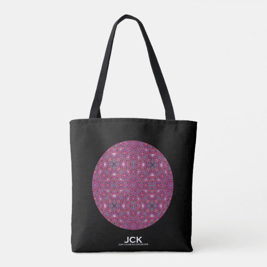 Volume negen's caleidoscoop art four tote bag (Achterkant)