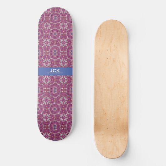 Volume negen's caleidoscoop art negentien persoonlijk skateboard (Voorkant)