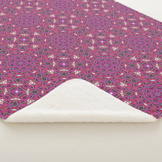 Volume negen's caleidoscoop art six sherpa deken (3/4)