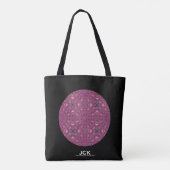 Volume negen's caleidoscoop art six tote bag (Achterkant)