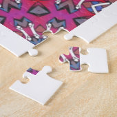 Volume negen's caleidoscoop art ten legpuzzel (Zijkant)