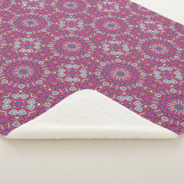 Volume negen's caleidoscoop art ten sherpa deken