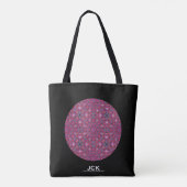 Volume negen's caleidoscoop art three tote bag (Achterkant)