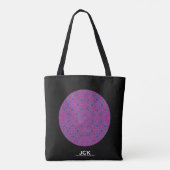 Volume negen's caleidoscoop art vierentwintig tote bag (Achterkant)