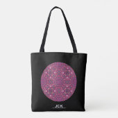 Volume negen's caleidoscoop art zeven tote bag (Achterkant)