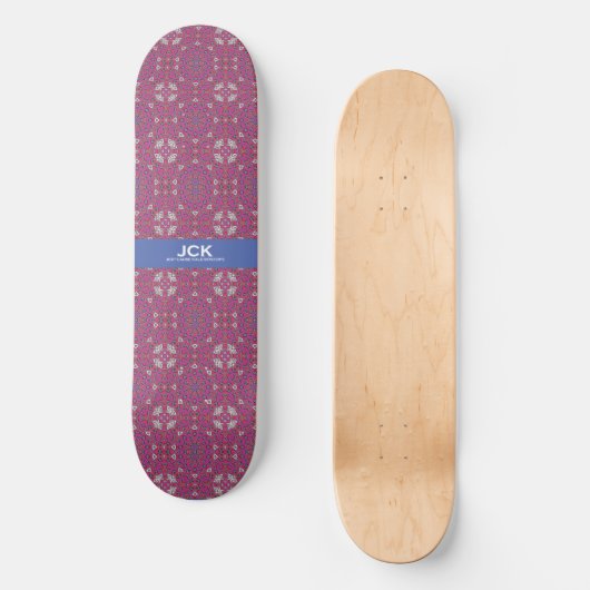 Volume negen's caleidoscoop art zeventien persoonlijk skateboard (Voorkant)