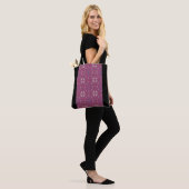 Volume negen's caleidoscoop art zeventien tote bag (Op model)