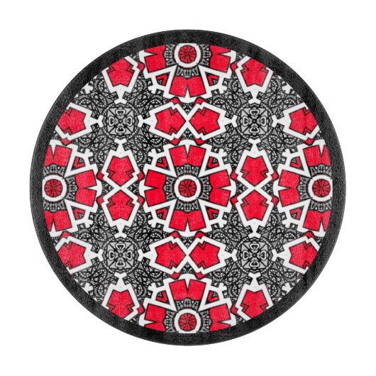 Volume sixteen's kaleidoscope art eight snijplank (Voorkant)