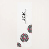 Volume sixteen's kaleidoscope art four yogamat (Achterkant)