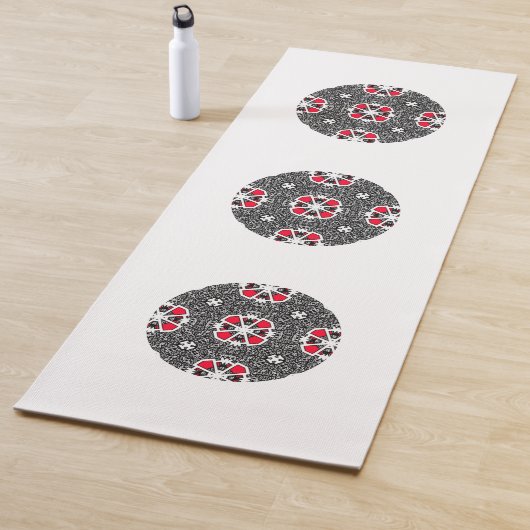 Volume sixteen's kaleidoscope art four yogamat (In situ)