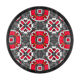 Volume sixteen's kaleidoscope art six snijplank